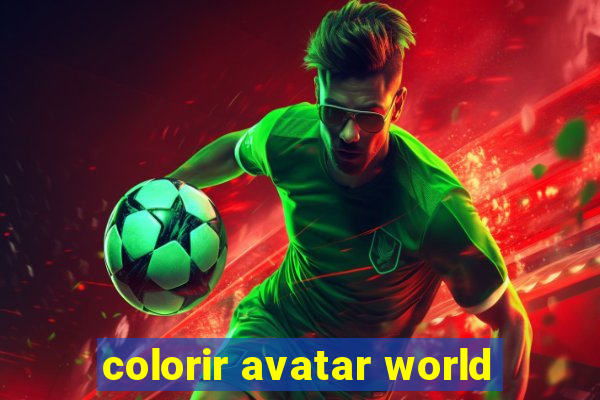 colorir avatar world